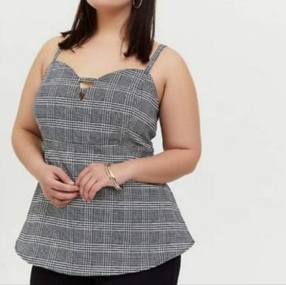 Houndstooth top
